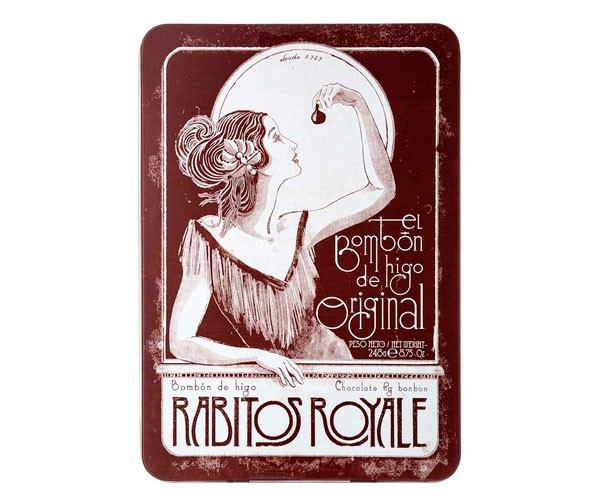 Инжир Rabitos Royale в черном шоколаде с трюфельным кремом 248 г