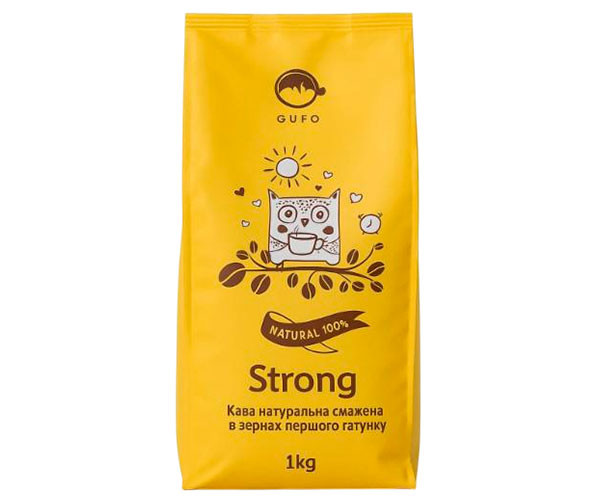 Кофе Gufo Strong в зернах 1 кг