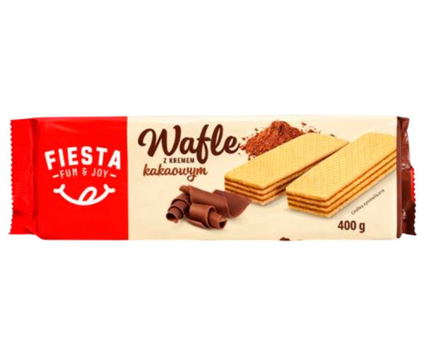Вафли Fiesta с шоколадным кремом 400 г
