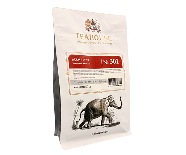 Черный чай Teahouse №301 Ассам T.G.F.O.P 100 г