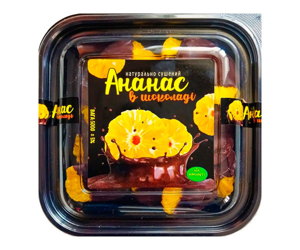 Ананас Amanti в шоколаде 500 г