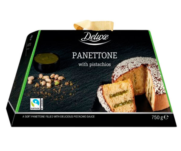 Десерт панеттоне Deluxe с фисташковой начинкой 750 г