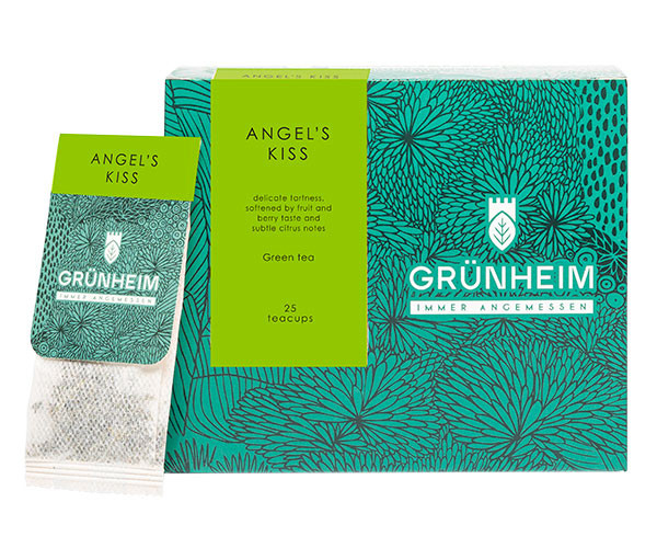 Зеленый чай Grunheim Angel's Kiss в пакетиках 25х2 г