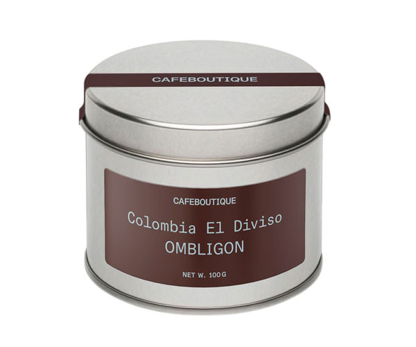 Кофе CafeBoutique Colombia El Diviso OMBLIGON omni в зернах ж/б 100 г