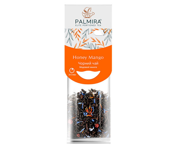 Черный чай Palmira Медовый манго в пакетиках 10х2,4 г
