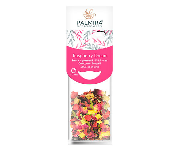 Фруктовый чай Palmira Малиновая мечта в пакетиках 10х3,2 г