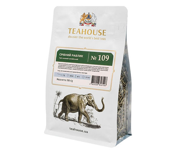 Зеленый чай Teahouse №109 Серебряная улитка 100 г