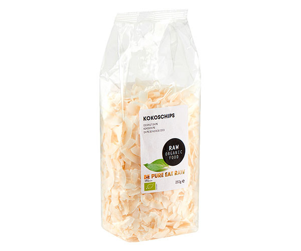 Кокосовые чипсы Raw Organic Food органические 250 г фото