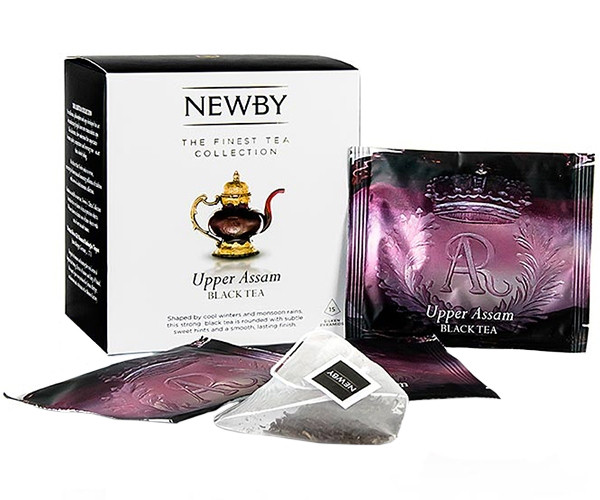 Черный чай Newby Верхний Ассам в пирамидках 15 шт (600010A) фото