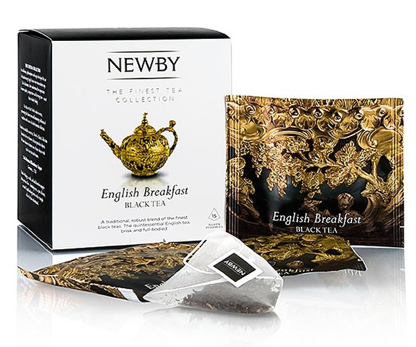 Черный чай Newby Английский завтрак в пирамидках 15 шт (600050A) - фото-1
