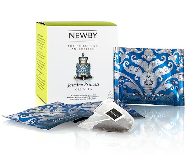 Зеленый чай Newby Жасминовая принцесса в пирамидках 15 шт (600300A) - фото-1
