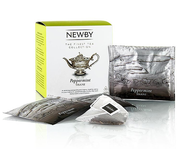 Травяной чай Newby Перечная мята в пирамидках 15 шт (600140A) - фото-1