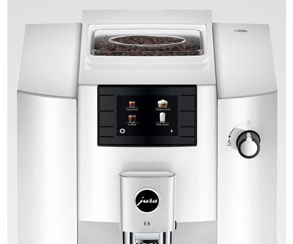Кофемашина Jura E6 Piano White EC цена