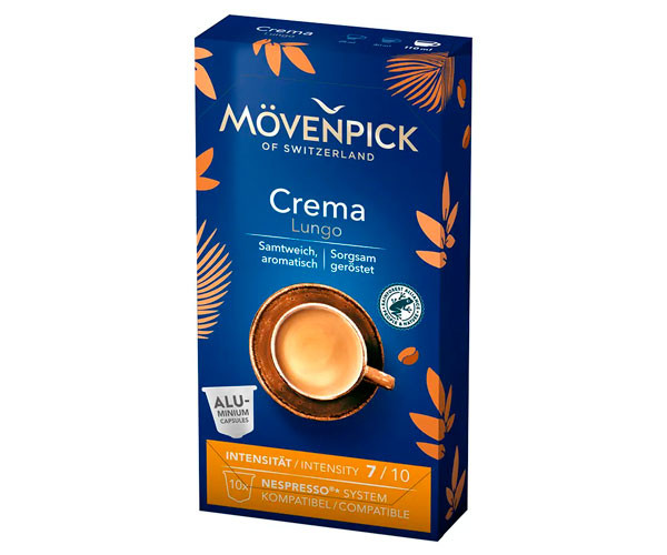 Кофе в капсулах Movenpick Lungo Crema Nespresso 10 шт