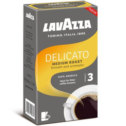 Кофе Lavazza Delicato 100% Arabica молотый 500 г - фото-1