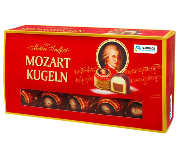 Конфеты Maitre Truffout Mozart Kugeln 200 г - фото-1