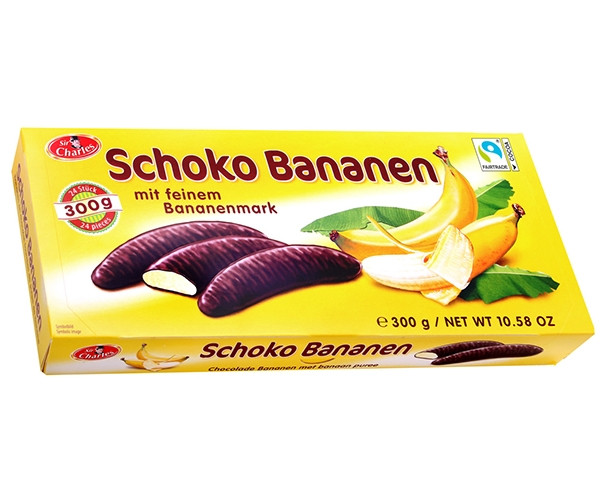 Конфеты Sir Charles Шоколадные Бананы 300 г - фото-1