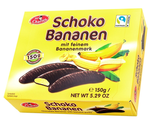 Конфеты Sir Charles Шоколадные Бананы 150 г - фото-1