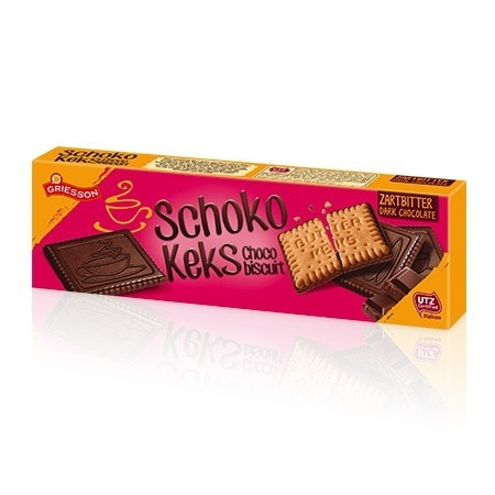 Печенье Griesson Schoko Keks Choco biscuit 125 г - фото-1