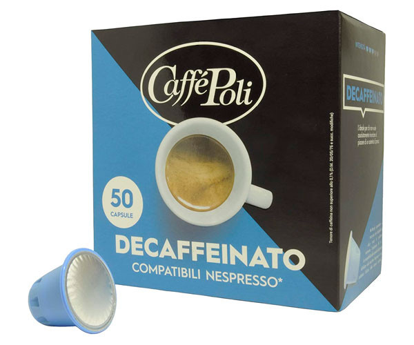 Кофе в капсулах Caffe Poli Nespresso Decaffeinato 50 шт