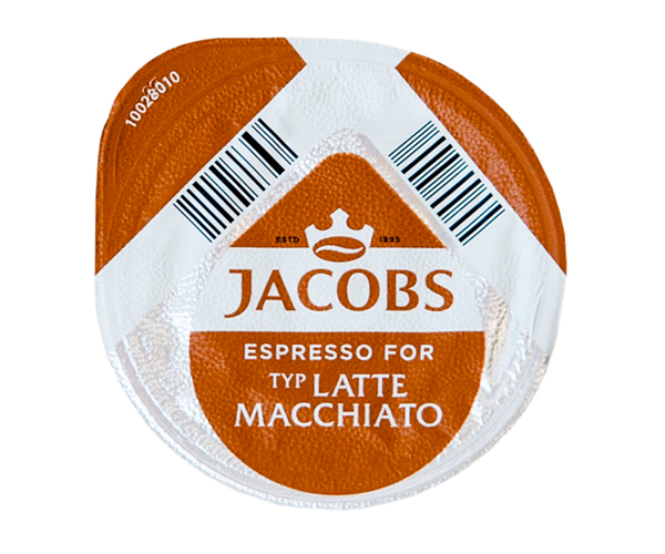 Кофе в капсулах Tassimo Jacobs Latte Macchiato Caramel 8 шт - фото-2