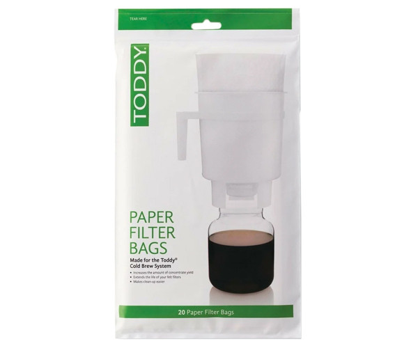 Бумажные одноразовые фильтры Toddy Cold Brew System белые 20 шт (THMPF20) - фото-2