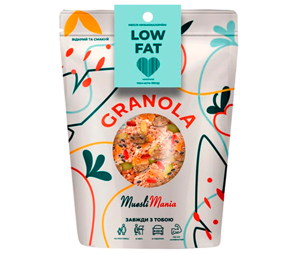 Мюсли Muesli Mania Низкокалорийные 350 г - фото-1