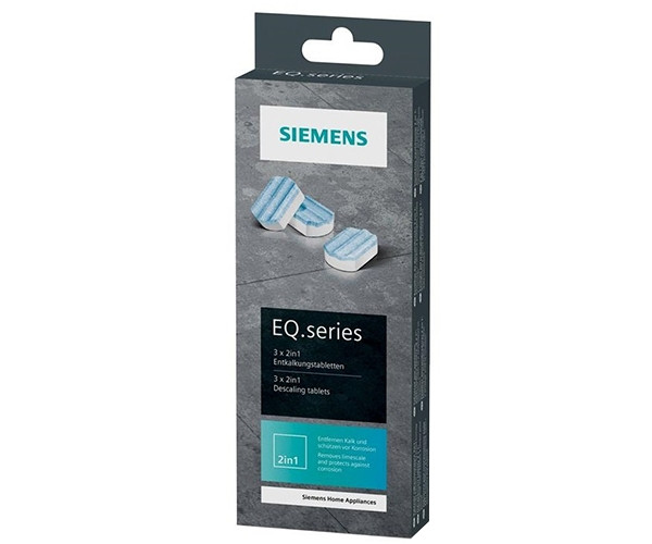 Таблетки от накипи для кофеварок Siemens TZ80002 3 шт - фото-1
