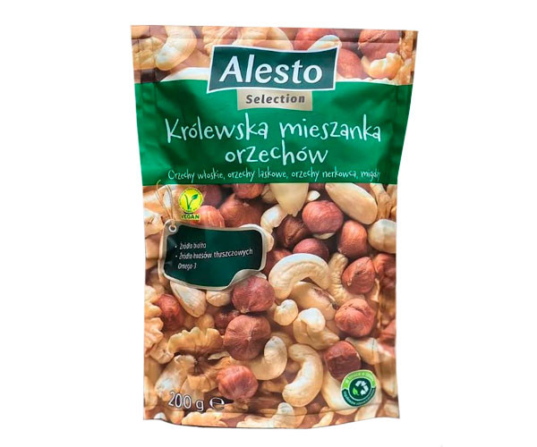 Alesto Mixed Nuts Микс орехов - фундук, грецкий, кешью 200 г
