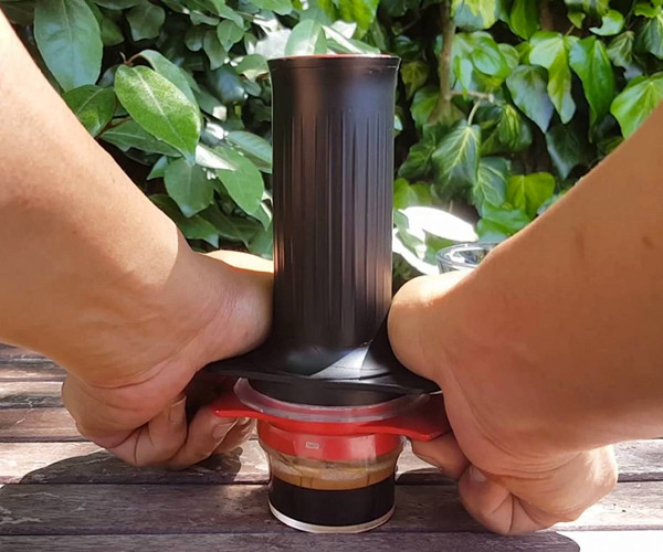 Кофеварка ручная Cafflano Kompresso (P200 EU) - фото-3