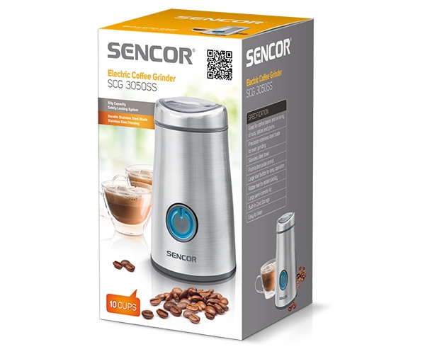 Кофемолка Sencor SCG3050SS - фото-2
