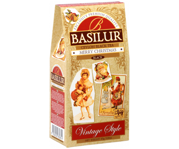 Черный чай Basilur Счастливое Рождество картон 85 г - фото-1