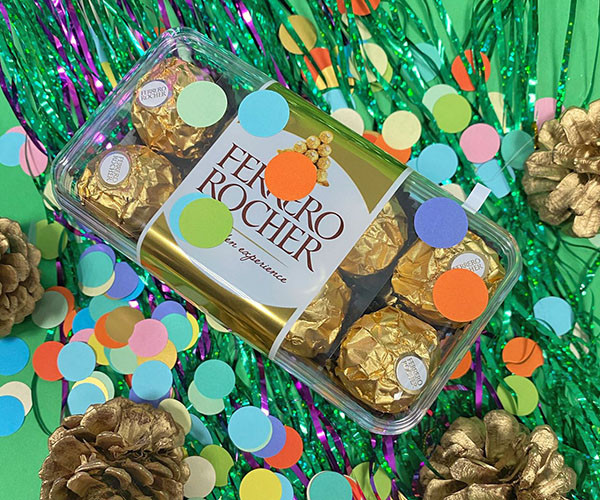 Шоколадные конфеты Ferrero Rocher 16 шт 200 г - фото-2