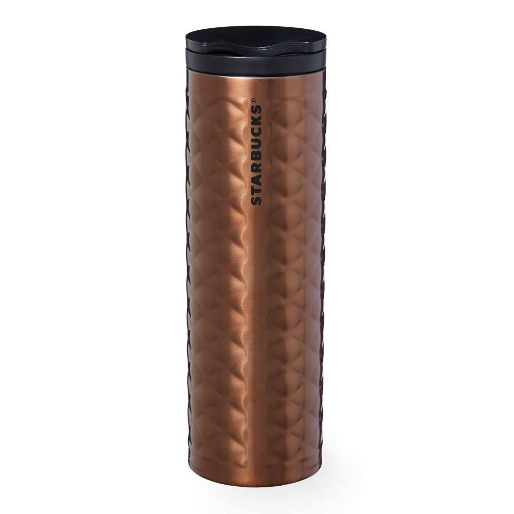 Термокружка Quilted Stainless Steel Tumbler - Copper 473 мл - фото-1