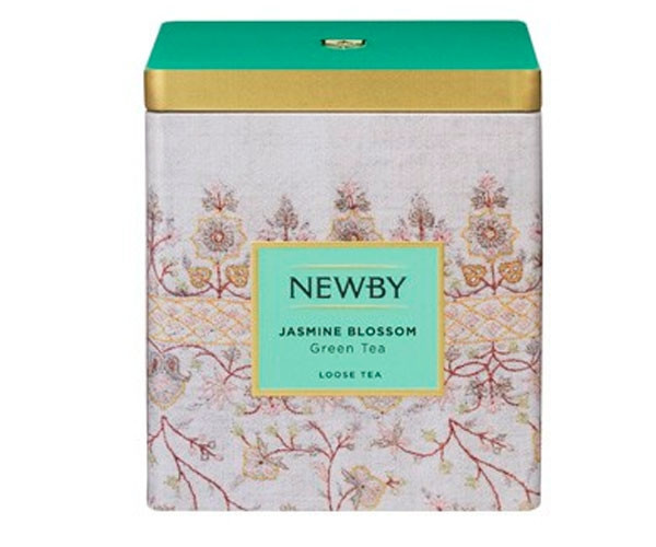 Зеленый чай Newby Цветы Жасмина ж/б 125 г (130090А) - фото-2
