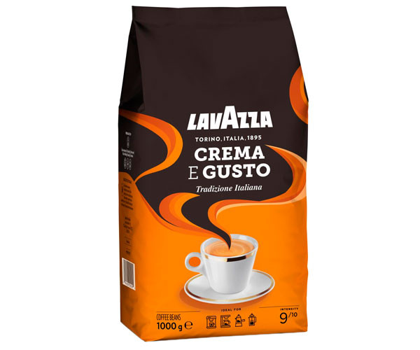 Кофе Lavazza Crema e gusto Tradizione Italiana в зернах 1 кг - фото-1