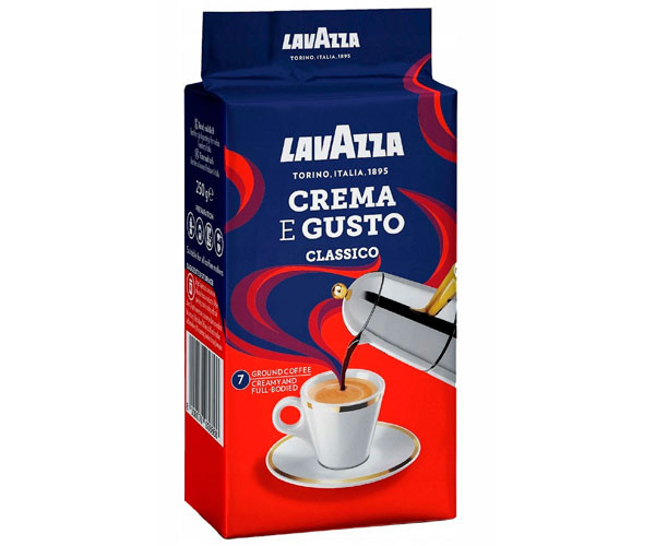 Кофе Lavazza Crema e gusto Classico молотый 250 г - фото-3