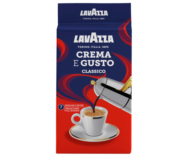 Кофе Lavazza Crema e gusto Classico молотый 250 г - фото-1
