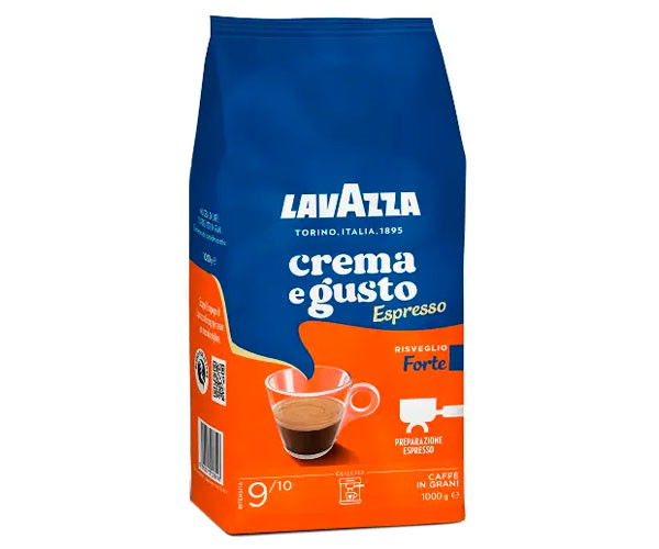 Кофе Lavazza Crema e gusto gusto Forte в зернах 1 кг