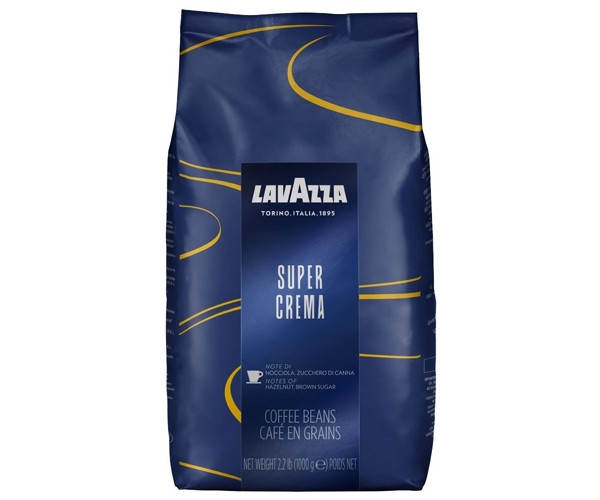 Кофе Lavazza Super Crema в зернах 1 кг - фото-1