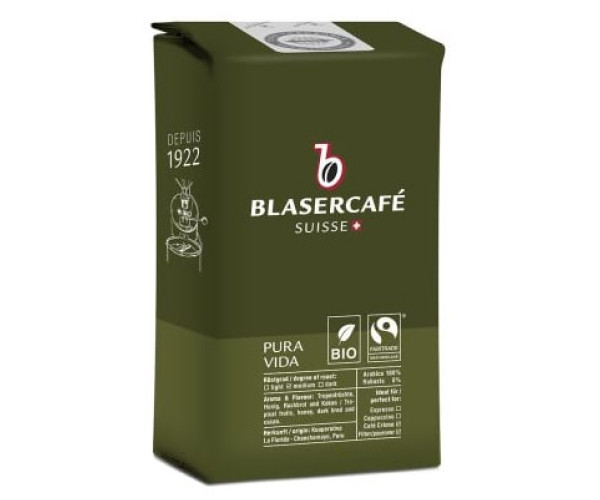 Кофе BlaserCafe Pura Vida Bio в зернах 250 г - фото-1