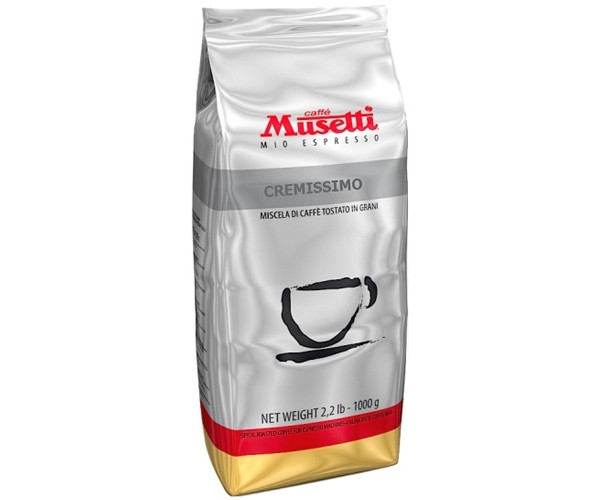 Кофе Musetti Caffe Cremissimo в зернах 1000 г - фото-1