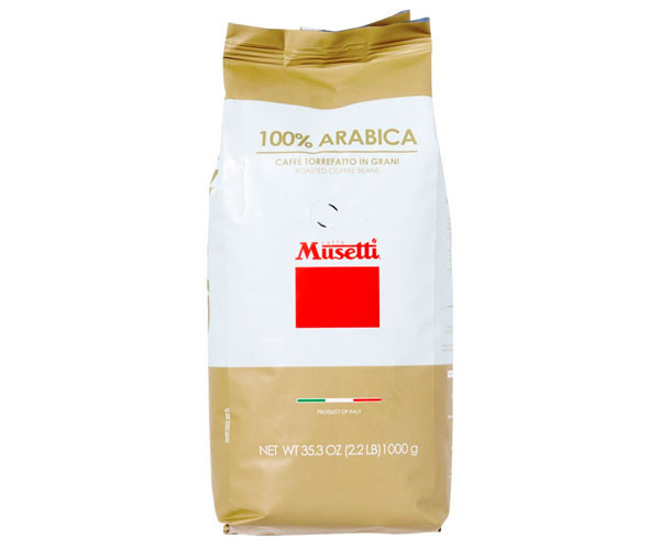 Кофе Musetti Caffe Arabica 100% в зернах 1000 г