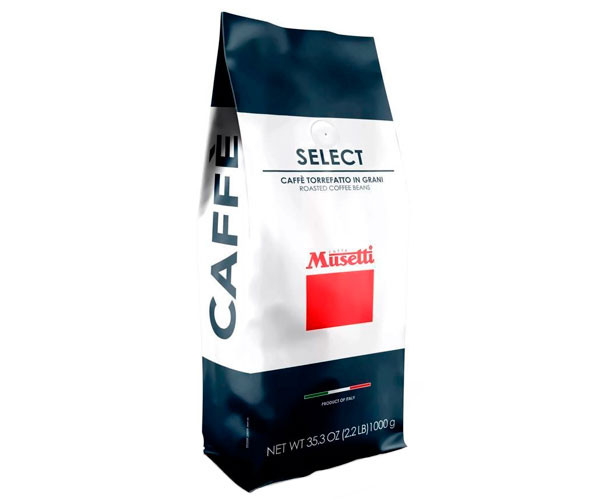 Кофе Musetti Caffe Select в зернах 1 кг