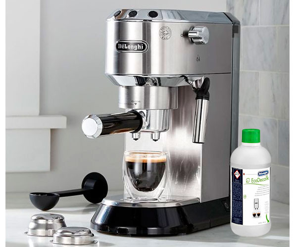 Жидкость для очистки накипи кофемашин Delonghi EcoDecalk DLSC500/SER 3018 - 500 мл - фото-5