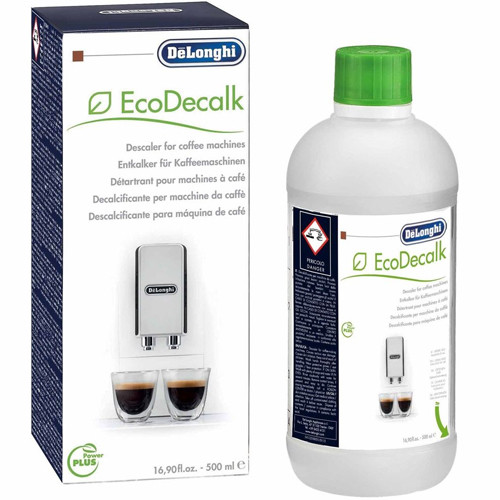 Жидкость для очистки накипи кофемашин Delonghi EcoDecalk DLSC500/SER 3018 - 500 мл - фото-1