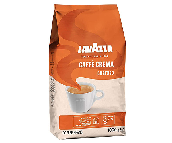 Кофе Lavazza Gustoso Caffe Crema в зернах 1 кг - фото-2