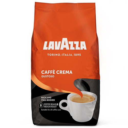 Кофе Lavazza Gustoso Caffe Crema в зернах 1 кг - фото-3