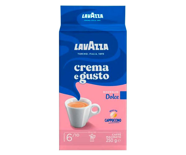 Кофе Lavazza Crema e gusto Dolce молотый 250 г