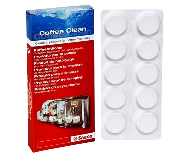 Таблетки для чистки от кофейных масел / жиров Saeco CA6704/99 - 10 шт - фото-2
